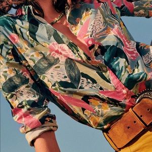 SOLD NWT Sézane Pierro shirt 34/2 XS